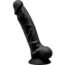 Carregar imagem no visualizador da galeria, Dildo Silicone Memória SilexD 7 Preto
