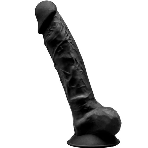 Dildo Silicone Memória SilexD 8 Preto