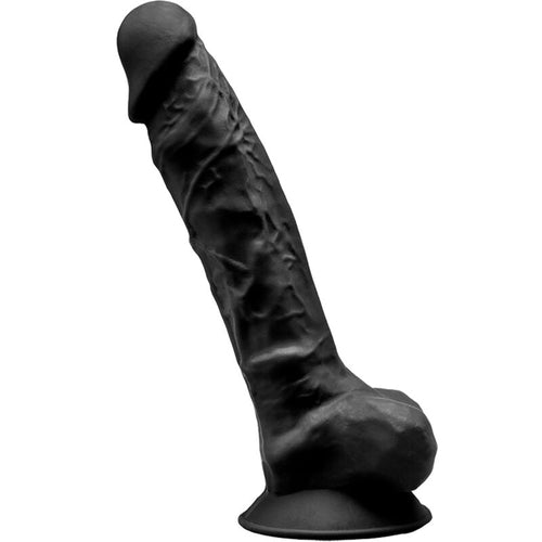 Dildo Silicone Memória SilexD 9 l Preto