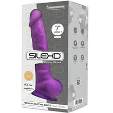 Carregar imagem no visualizador da galeria, Dildo Silicone Memória SilexD 7 Roxo
