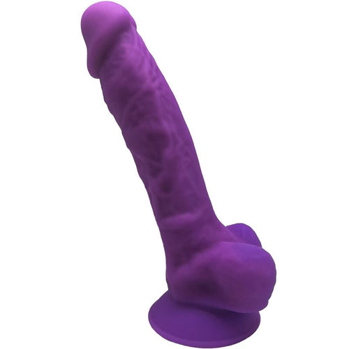 Dildo Silicone Memória SilexD 7 Roxo