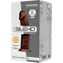 Carregar imagem no visualizador da galeria, Dildo Silicone Memória SilexD 6 Castanho
