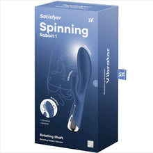 Carregar imagem no visualizador da galeria, Vibrador Usb Movimento Rotação Satisfyer Spinning 1 Azul
