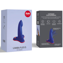 Carregar imagem no visualizador da galeria, Dildo Articulável Fun Factory Limba Flex S Azul 12x3cm
