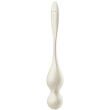 Carregar imagem no visualizador da galeria, Bola Kegel Dupla Vibração Usb Satisfyer Love Birds 1 Branco Controlo Remoto App
