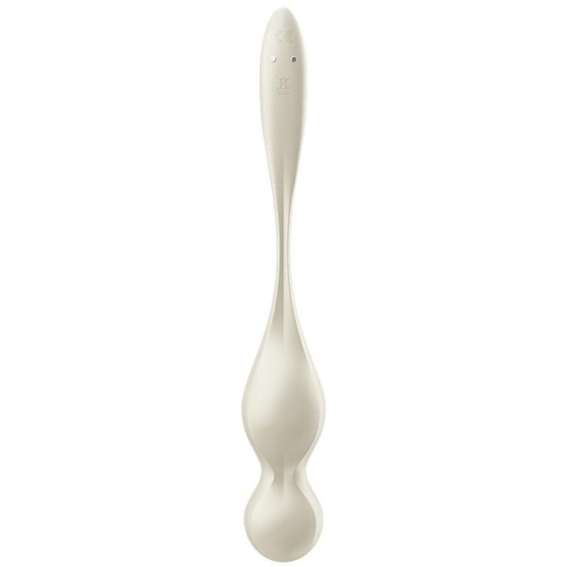 Bola Kegel Dupla Vibração Usb Satisfyer Love Birds 1 Branco Controlo Remoto App