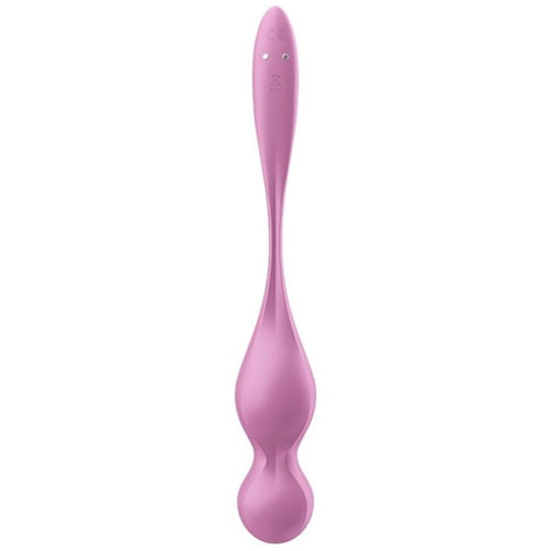 Bola Kegel Dupla Vibração Usb Satisfyer Love Birds 1 Rosa Controlo Remoto App