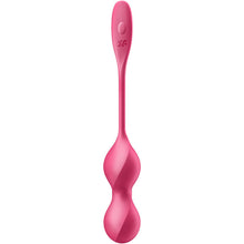 Carregar imagem no visualizador da galeria, Bola Kegel Dupla Vibração Usb Satisfyer Love Birds 2 Rosa Controlo Remoto App
