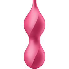 Carregar imagem no visualizador da galeria, Bola Kegel Dupla Vibração Usb Satisfyer Love Birds 2 Rosa Controlo Remoto App
