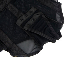 Carregar imagem no visualizador da galeria, Corpete Subblime Garter Strap Preto
