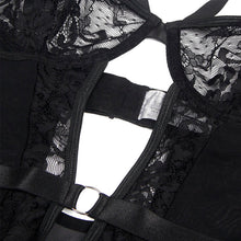 Carregar imagem no visualizador da galeria, Body Subblime Lace Garter Preto
