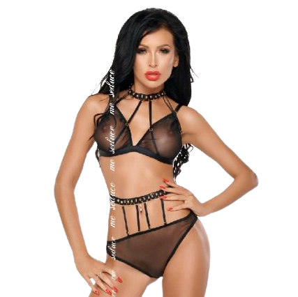 Conjunto 2 Peças MeSeduce Dotty Preto