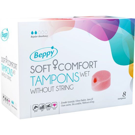 Tampões Esponja Húmidos Beppy 8 Un