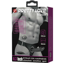 Carregar imagem no visualizador da galeria, Strap-On Oco Vibração Pilhas PrettyLove Marvin
