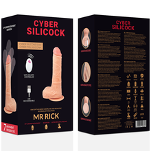 Carregar imagem no visualizador da galeria, Vibrador Realístico Usb Movimento Telescópico e Rotação Cyber Silicock Mr.Rick Controlo Remoto
