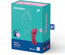 Carregar imagem no visualizador da galeria, Estimulador Clitoriano Usb Vibração Cueca Satisfyer Sexy Secret Controlo Remoto App
