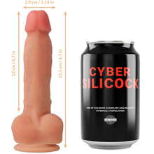 Carregar imagem no visualizador da galeria, Strap-On Dildo Silicone Dupla Densidade Cyber Ansel
