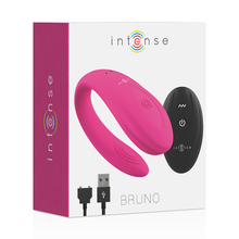 Carregar imagem no visualizador da galeria, Vibrador Para Casal Usb Intense Bruno Rosa Controlo Remoto
