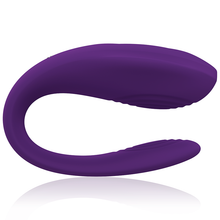 Carregar imagem no visualizador da galeria, Vibrador Para Casal Usb Intense Bruno Roxo Controlo Remoto
