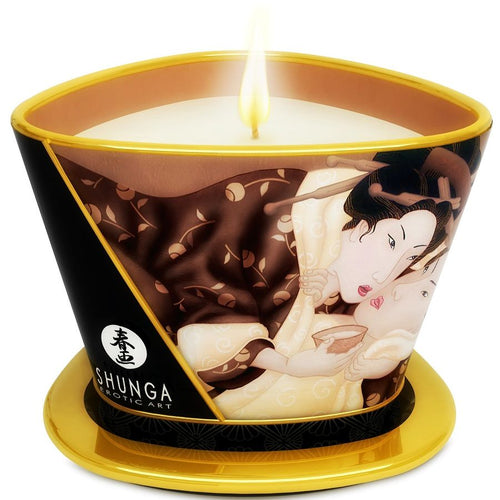 Vela Massagem Shunga Aroma Chocolate 170ml