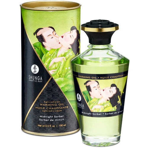 Óleo Massagem Shunga Sabor Hortelã e Especiarias 100ml